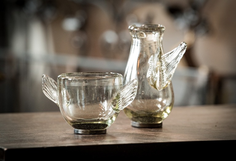 Photo of decorative glassware
