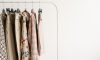clothes on hangers